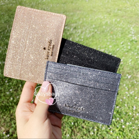 ππKate Spade Card Holder Glitter